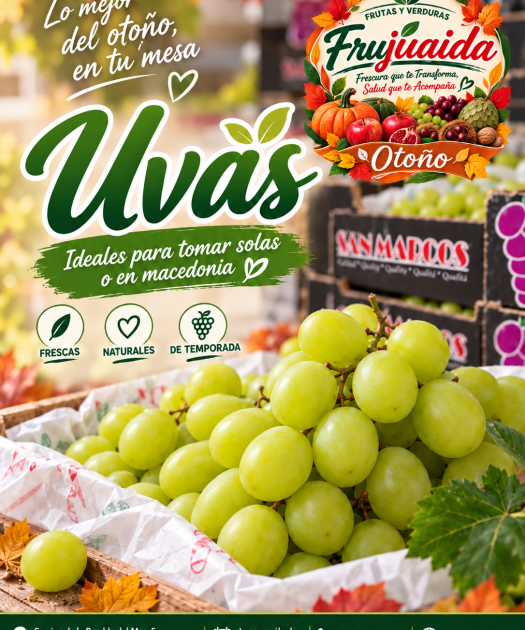 Uvas frescas en Frujuaida